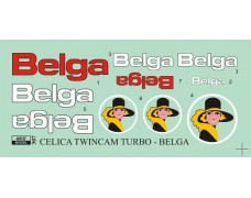 Decal – Celica TwinCam Turbo - Belga logos